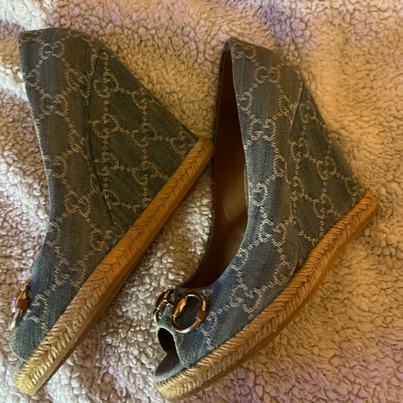 Gucci Wedges Size39 Authentic Pre-Owned - Picture 4 of 7